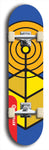 Skateboard deck: Limited edition, North American maple skateboard deck designed by underground artist BellyRash - available widths 7.5 to 8.5 inches in both mellow concave and steep concave shapes. Artwork: TYPE 1 logo brand popsicle-shaped deck