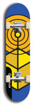 Skateboard deck: Limited edition, North American maple skateboard deck designed by underground artist BellyRash - available widths 7.5 to 8.5 inches in both mellow concave and steep concave shapes. Artwork: TYPE 1 logo brand popsicle-shaped deck