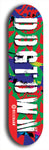 Skateboard deck: Limited edition, North American maple skateboard deck designed by underground artist BellyRash - available widths 7.5 to 8.5 inches in both mellow concave and steep concave shapes. Artwork: TYPE 1 logo brand popsicle-shaped deck