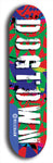 Skateboard deck: Limited edition, North American maple skateboard deck designed by underground artist BellyRash - available widths 7.5 to 8.5 inches in both mellow concave and steep concave shapes. Artwork: TYPE 1 logo brand popsicle-shaped deck