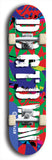 Skateboard deck: Limited edition, North American maple skateboard deck designed by underground artist BellyRash - available widths 7.5 to 8.5 inches in both mellow concave and steep concave shapes. Artwork: TYPE 1 logo brand popsicle-shaped deck