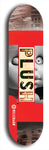 Skateboard deck: Limited edition, North American maple skateboard deck designed by underground artist BellyRash - available widths 7.5 to 8.5 inches in both mellow concave and steep concave shapes. Artwork: PLUSH logo brand popsicle-shaped deck