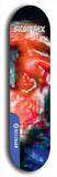 Skateboard deck: Limited edition, North American maple skateboard deck designed by underground artist BellyRash - available widths 7.5 to 8.5 inches in both mellow concave and steep concave shapes. Artwork: SK8PUNX logo brand popsicle-shaped deck