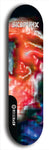 Skateboard deck: Limited edition, North American maple skateboard deck designed by underground artist BellyRash - available widths 7.5 to 8.5 inches in both mellow concave and steep concave shapes. Artwork: SK8PUNX logo brand popsicle-shaped deck