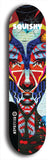 Skateboard deck: Limited edition, North American maple skateboard deck designed by underground artist BellyRash - available widths 7.5 to 8.5 inches in both mellow concave and steep concave shapes. Artwork: SQUISHY logo brand popsicle-shaped deck