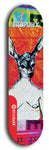 Skateboard deck: Limited edition, North American maple skateboard deck designed by underground artist BellyRash - available widths 7.5 to 8.5 inches in both mellow concave and steep concave shapes. Artwork: SK8PUNX logo brand popsicle-shaped deck