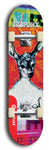 Skateboard deck: Limited edition, North American maple skateboard deck designed by underground artist BellyRash - available widths 7.5 to 8.5 inches in both mellow concave and steep concave shapes. Artwork: SK8PUNX logo brand popsicle-shaped deck