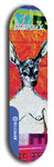 Skateboard deck: Limited edition, North American maple skateboard deck designed by underground artist BellyRash - available widths 7.5 to 8.5 inches in both mellow concave and steep concave shapes. Artwork: SK8PUNX logo brand popsicle-shaped deck