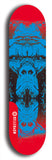 Skateboard deck: Limited edition, North American maple skateboard deck designed by underground artist BellyRash - available widths 7.5 to 8.5 inches in both mellow concave and steep concave shapes. Artwork: SK8PUNX logo brand popsicle-shaped deck