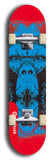 Skateboard deck: Limited edition, North American maple skateboard deck designed by underground artist BellyRash - available widths 7.5 to 8.5 inches in both mellow concave and steep concave shapes. Artwork: SK8PUNX logo brand popsicle-shaped deck