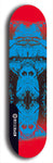 Skateboard deck: Limited edition, North American maple skateboard deck designed by underground artist BellyRash - available widths 7.5 to 8.5 inches in both mellow concave and steep concave shapes. Artwork: SK8PUNX logo brand popsicle-shaped deck