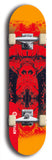 Skateboard deck: Limited edition, North American maple skateboard deck designed by underground artist BellyRash - available widths 7.5 to 8.5 inches in both mellow concave and steep concave shapes. Artwork: SK8PUNX logo brand popsicle-shaped deck