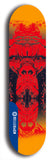 Skateboard deck: Limited edition, North American maple skateboard deck designed by underground artist BellyRash - available widths 7.5 to 8.5 inches in both mellow concave and steep concave shapes. Artwork: SK8PUNX logo brand popsicle-shaped deck