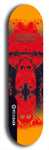 Skateboard deck: Limited edition, North American maple skateboard deck designed by underground artist BellyRash - available widths 7.5 to 8.5 inches in both mellow concave and steep concave shapes. Artwork: SK8PUNX logo brand popsicle-shaped deck