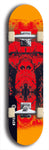 Skateboard deck: Limited edition, North American maple skateboard deck designed by underground artist BellyRash - available widths 7.5 to 8.5 inches in both mellow concave and steep concave shapes. Artwork: SK8PUNX logo brand popsicle-shaped deck