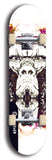 Skateboard deck: Limited edition, North American maple skateboard deck designed by underground artist BellyRash - available widths 7.5 to 8.5 inches in both mellow concave and steep concave shapes. Artwork: SK8PUNX logo brand popsicle-shaped deck