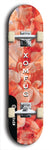 Skateboard deck: Limited edition, North American maple skateboard deck designed by underground artist BellyRash - available widths 7.5 to 8.5 inches in both mellow concave and steep concave shapes. Artwork: XOMFUG logo brand popsicle-shaped deck