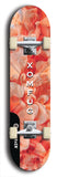 Skateboard deck: Limited edition, North American maple skateboard deck designed by underground artist BellyRash - available widths 7.5 to 8.5 inches in both mellow concave and steep concave shapes. Artwork: XOMFUG logo brand popsicle-shaped deck