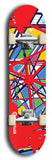 Skateboard deck: Limited edition, North American maple skateboard deck designed by underground artist BellyRash - available widths 7.5 to 8.5 inches in both mellow concave and steep concave shapes. Artwork: TYPE 1 logo brand popsicle-shaped deck