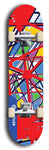 Skateboard deck: Limited edition, North American maple skateboard deck designed by underground artist BellyRash - available widths 7.5 to 8.5 inches in both mellow concave and steep concave shapes. Artwork: TYPE 1 logo brand popsicle-shaped deck