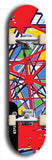 Skateboard deck: Limited edition, North American maple skateboard deck designed by underground artist BellyRash - available widths 7.5 to 8.5 inches in both mellow concave and steep concave shapes. Artwork: TYPE 1 logo brand popsicle-shaped deck