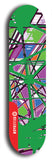 Skateboard deck: Limited edition, North American maple skateboard deck designed by underground artist BellyRash - available widths 7.5 to 8.5 inches in both mellow concave and steep concave shapes. Artwork: TYPE 1 logo brand popsicle-shaped deck