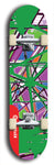 Skateboard deck: Limited edition, North American maple skateboard deck designed by underground artist BellyRash - available widths 7.5 to 8.5 inches in both mellow concave and steep concave shapes. Artwork: TYPE 1 logo brand popsicle-shaped deck