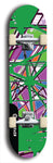 Skateboard deck: Limited edition, North American maple skateboard deck designed by underground artist BellyRash - available widths 7.5 to 8.5 inches in both mellow concave and steep concave shapes. Artwork: TYPE 1 logo brand popsicle-shaped deck