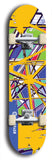 Skateboard deck: Limited edition, North American maple skateboard deck designed by underground artist BellyRash - available widths 7.5 to 8.5 inches in both mellow concave and steep concave shapes. Artwork: TYPE 1 logo brand popsicle-shaped deck