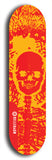 Skateboard deck: Limited edition, North American maple skateboard deck designed by underground artist BellyRash - available widths 7.5 to 8.5 inches in both mellow concave and steep concave shapes. Artwork: SK8PUNX logo brand popsicle-shaped deck