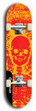 Skateboard deck: Limited edition, North American maple skateboard deck designed by underground artist BellyRash - available widths 7.5 to 8.5 inches in both mellow concave and steep concave shapes. Artwork: SK8PUNX logo brand popsicle-shaped deck