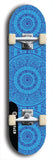 Skateboard deck: Limited edition, North American maple skateboard deck designed by underground artist BellyRash - available widths 7.5 to 8.5 inches in both mellow concave and steep concave shapes. Artwork: DHARMAMECHANIC logo brand popsicle-shaped deck 