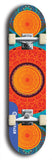 Skateboard deck: Limited edition, North American maple skateboard deck designed by underground artist BellyRash - available widths 7.5 to 8.5 inches in both mellow concave and steep concave shapes. Artwork: DHARMAMECHANIC logo brand popsicle-shaped deck 