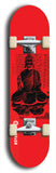 Skateboard deck: Limited edition, North American maple skateboard deck designed by underground artist BellyRash - available widths 7.5 to 8.5 inches in both mellow concave and steep concave shapes. Artwork: SK8PUNX logo brand popsicle-shaped deck