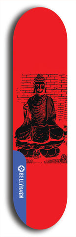 Skateboard deck: Limited edition, North American maple skateboard deck designed by underground artist BellyRash - available widths 7.5 to 8.5 inches in both mellow concave and steep concave shapes. Artwork: SK8PUNX logo brand popsicle-shaped deck