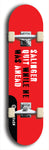 Skateboard deck: Limited edition, North American maple skateboard deck designed by underground artist BellyRash - available widths 7.5 to 8.5 inches in both mellow concave and steep concave shapes. Artwork: DEFYANT GIANT logo brand popsicle-shaped deck