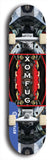 Skateboard deck: Limited edition, North American maple skateboard deck designed by underground artist BellyRash - available widths 7.5 to 8.5 inches in both mellow concave and steep concave shapes. Artwork: XOMFUG logo brand popsicle-shaped deck