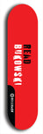 Skateboard deck: Limited edition, North American maple skateboard deck designed by underground artist BellyRash - available widths 7.5 to 8.5 inches in both mellow concave and steep concave shapes. Artwork: DEFYANT GIANT logo brand popsicle-shaped deck