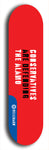 Skateboard deck: Limited edition, North American maple skateboard deck designed by underground artist BellyRash - available widths 7.5 to 8.5 inches in both mellow concave and steep concave shapes. Artwork: DEFYANT GIANT logo brand popsicle-shaped deck