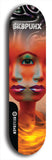 Skateboard deck: Limited edition, North American maple skateboard deck designed by underground artist BellyRash - available widths 7.5 to 8.5 inches in both mellow concave and steep concave shapes. Artwork: SK8PUNX logo brand popsicle-shaped deck