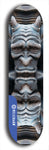 Skateboard deck: Limited edition, North American maple skateboard deck designed by underground artist BellyRash - available widths 7.5 to 8.5 inches in both mellow concave and steep concave shapes. Artwork: TYPE 1 logo brand popsicle-shaped deck