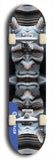 Skateboard deck: Limited edition, North American maple skateboard deck designed by underground artist BellyRash - available widths 7.5 to 8.5 inches in both mellow concave and steep concave shapes. Artwork: TYPE 1 logo brand popsicle-shaped deck