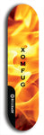 Skateboard deck: Limited edition, North American maple skateboard deck designed by underground artist BellyRash - available widths 7.5 to 8.5 inches in both mellow concave and steep concave shapes. Artwork: XOMFUG logo brand popsicle-shaped deck