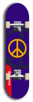 Skateboard deck: Limited edition, North American maple skateboard deck designed by underground artist BellyRash - available widths 7.5 to 8.5 inches in both mellow concave and steep concave shapes. Artwork: TYPE 1 logo brand popsicle-shaped deck