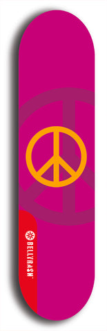 Skateboard deck: Limited edition, North American maple skateboard deck designed by underground artist BellyRash - available widths 7.5 to 8.5 inches in both mellow concave and steep concave shapes. Artwork: TYPE 1 logo brand popsicle-shaped deck