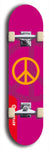 Skateboard deck: Limited edition, North American maple skateboard deck designed by underground artist BellyRash - available widths 7.5 to 8.5 inches in both mellow concave and steep concave shapes. Artwork: TYPE 1 logo brand popsicle-shaped deck