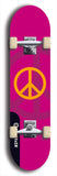 Skateboard deck: Limited edition, North American maple skateboard deck designed by underground artist BellyRash - available widths 7.5 to 8.5 inches in both mellow concave and steep concave shapes. Artwork: TYPE 1 logo brand popsicle-shaped deck