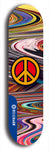 Skateboard deck: Limited edition, North American maple skateboard deck designed by underground artist BellyRash - available widths 7.5 to 8.5 inches in both mellow concave and steep concave shapes. Artwork: TYPE 1 logo brand popsicle-shaped deck