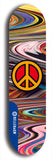 Skateboard deck: Limited edition, North American maple skateboard deck designed by underground artist BellyRash - available widths 7.5 to 8.5 inches in both mellow concave and steep concave shapes. Artwork: TYPE 1 logo brand popsicle-shaped deck