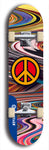 Skateboard deck: Limited edition, North American maple skateboard deck designed by underground artist BellyRash - available widths 7.5 to 8.5 inches in both mellow concave and steep concave shapes. Artwork: TYPE 1 logo brand popsicle-shaped deck